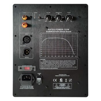 110 220V HIFI Mono 200W Heavy Subwoofer Digital Active Power Amplifier Board Pure Bass Professional Home 2000x2000