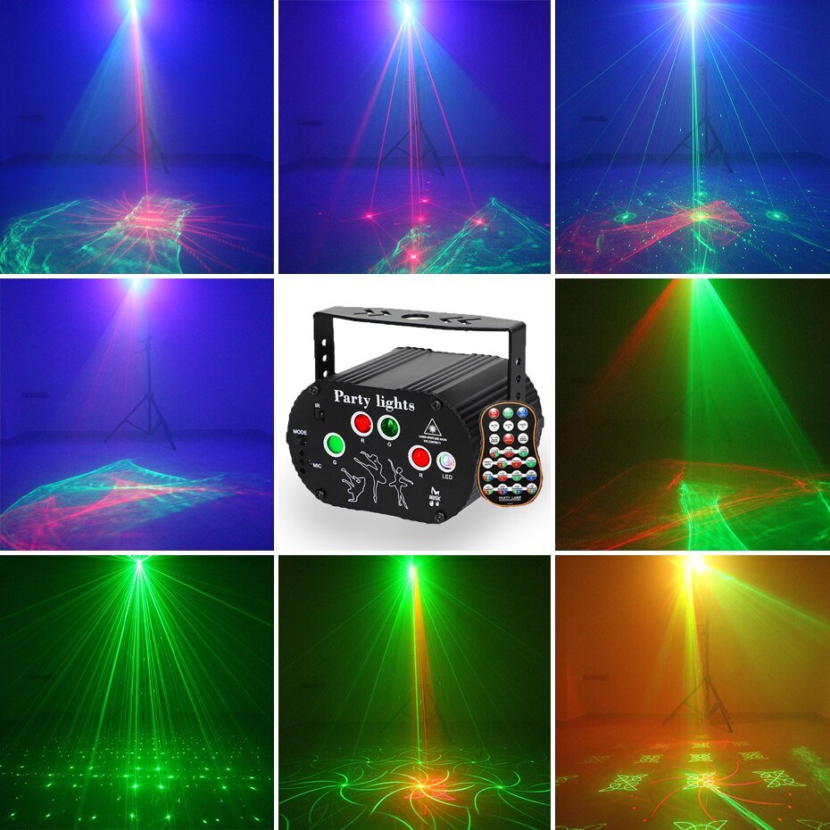 The Best DISCO PARTY lights MIXED EFFECTS RGB 