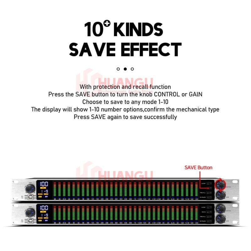 ART EQ351 31-Band 1/3 Octave Graphic EQ